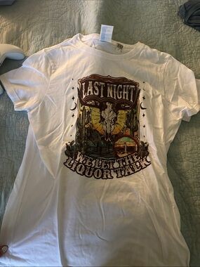 Morgan wallen Graphic Tee "Last Night We Let The Liquor Talk"